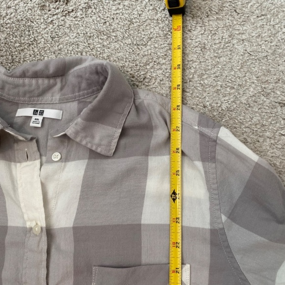 Uniqlo Button Down Flannel Shirt. Multicolor. XXL - Picture 9 of 10